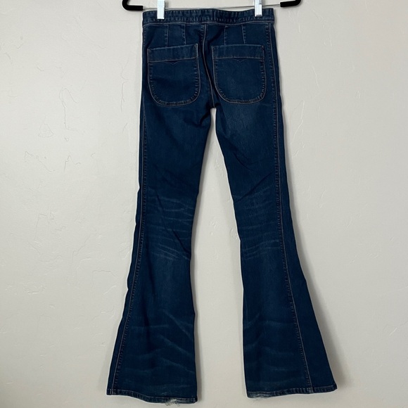 Free People Deep Blue Denim Jeans - Picture 5 of 5